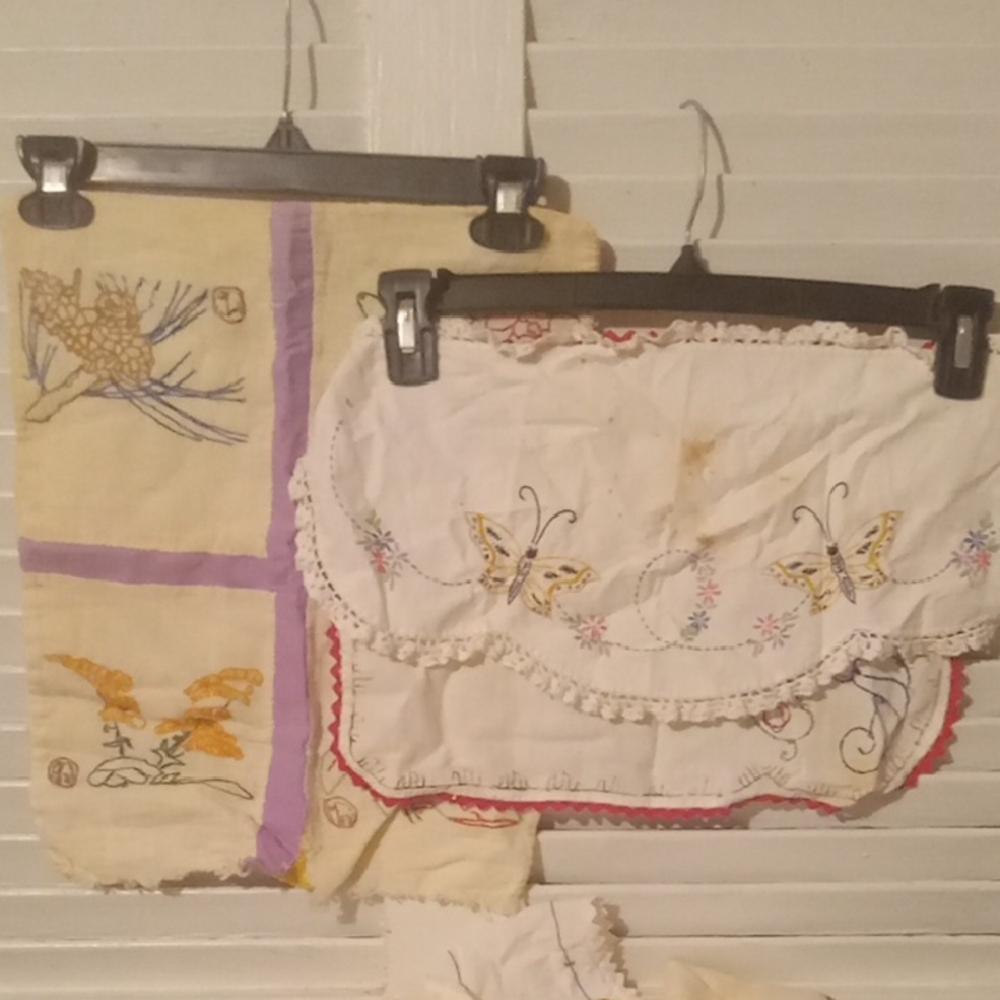 Embroidered Vintage Linens